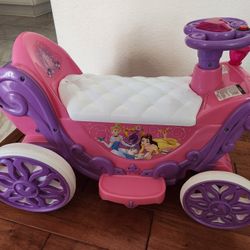 Huffy Disney Princess 6V Carriage Ride On

-Battery & Charger included
