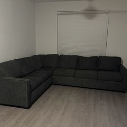 Dark Grey Sectional Couch For Sale!!