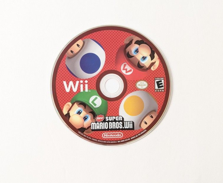 Super Mario Bros Nintendo Wii Disc Only
