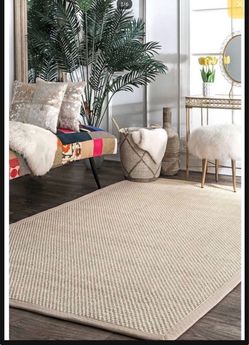 Arvin Olano Proper Sisal And Wool Area Rug 9x12 Ft