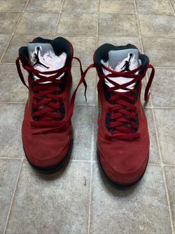 Jordan 5 Raging Bull 2020 Red Suede High Top DD0587-600 Sneaker-11.5