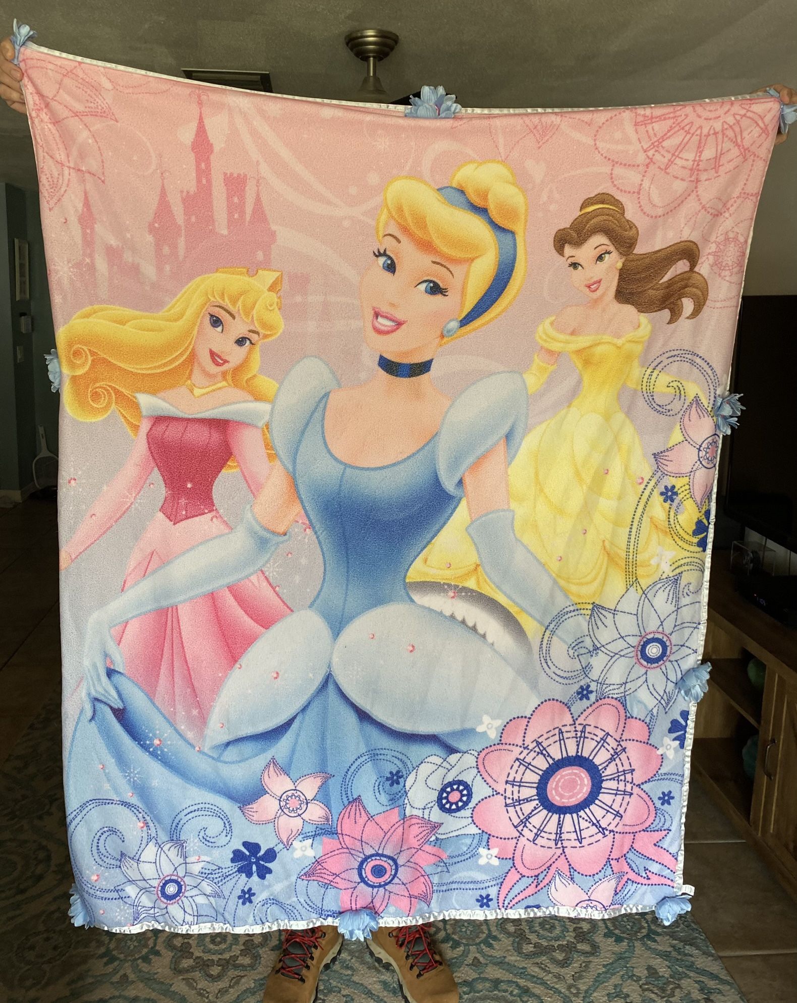 Disney Princess Plush Blanket 50x58