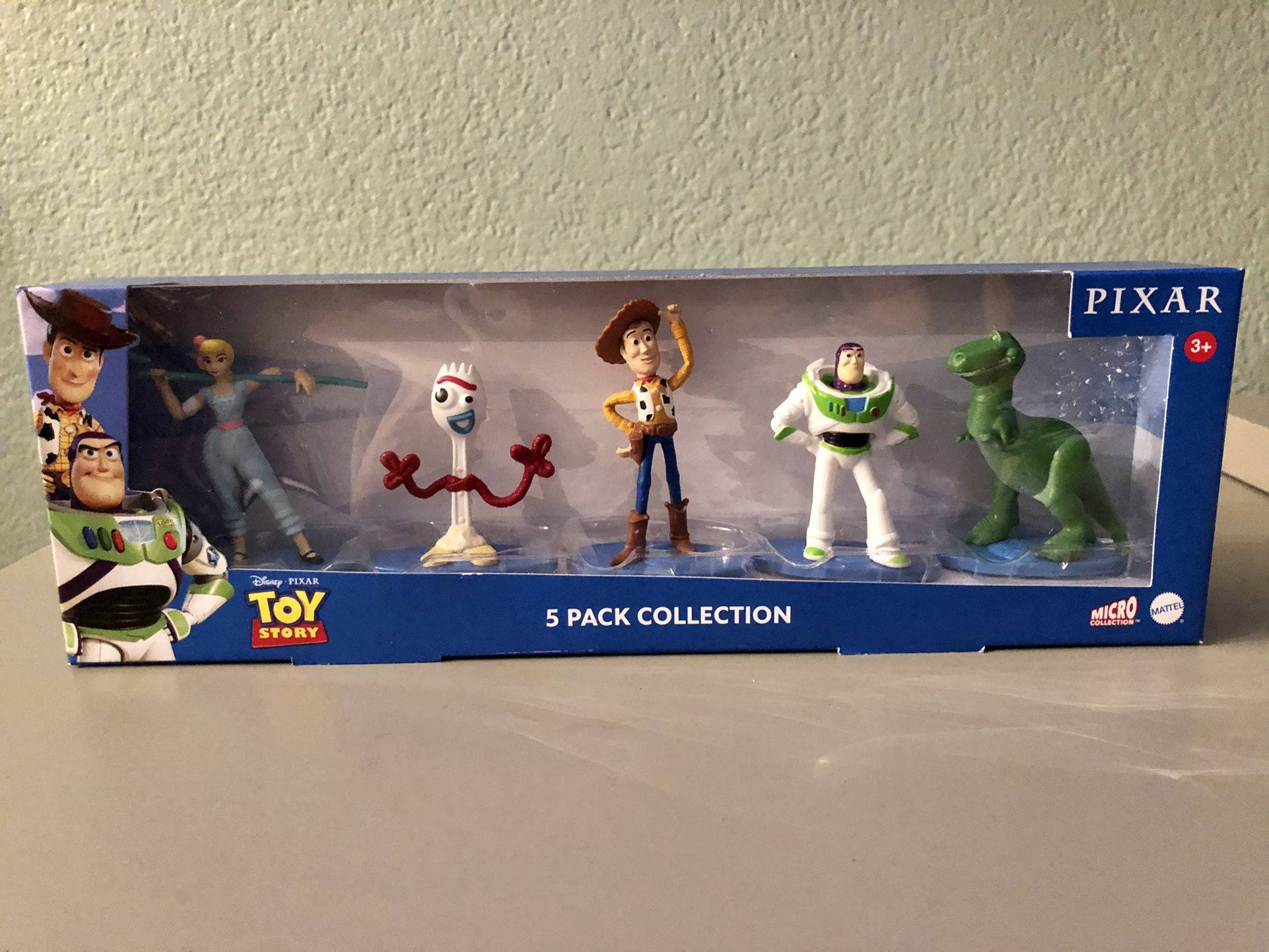NEW Disney Toy Story 5 pack micro figures * Buzz * Woody * Forky * Rex * Bo Peep