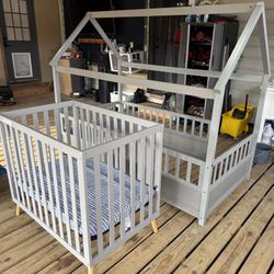 2 in 1 mini crib 