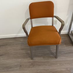 Vintage Mid Century Industrial Steelcase Armchair