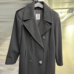 Vintage VTG 90s Jones New York JNY Pea Coat Jacket Wool Womens