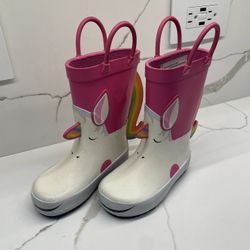 rain boots size 6 toddler girl