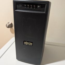 Tripp Lite SMART750USB 750VA 450W UPS Battery Back Up Tower AVR 120V USB RJ45, 6 Outlets Gray