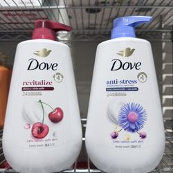 DOVE BODY WASH 30.6 FL OZ $8.00 EACH 