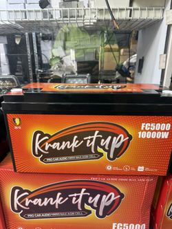 SOLAR BATERIA AGM KRANK IT UP FC5000 –ALTA POTENCIA 🔋    🔥 Ideal para sistemas de audio, inversores, RV, camper, van conversion, respaldo de energía