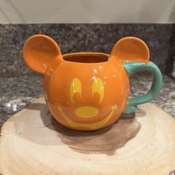 Disney Parks Mickey Pumpkin Mug 