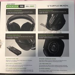 Turtle Beach® Stealth™ 700 Gen 2 MAX Wireless Gaming Headset 
