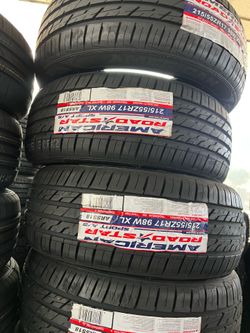 ✔️🚘215/55/17 vendo set de llanta nueva América