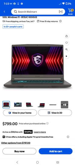 Gaming laptop