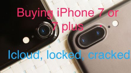 Want to buy iPhone 7 or 7 plus
