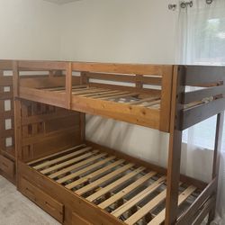 Wooden Bunk Bed 