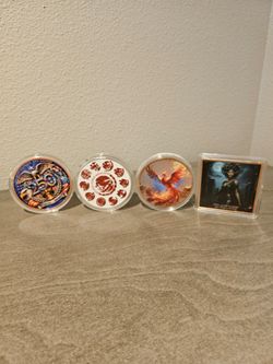 5 Ounce Copper Round and a Square Encapsuled