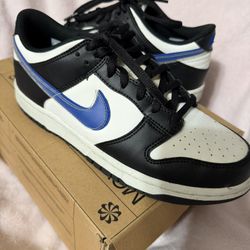 Nike Dunk Low Black Black/hyper Royal