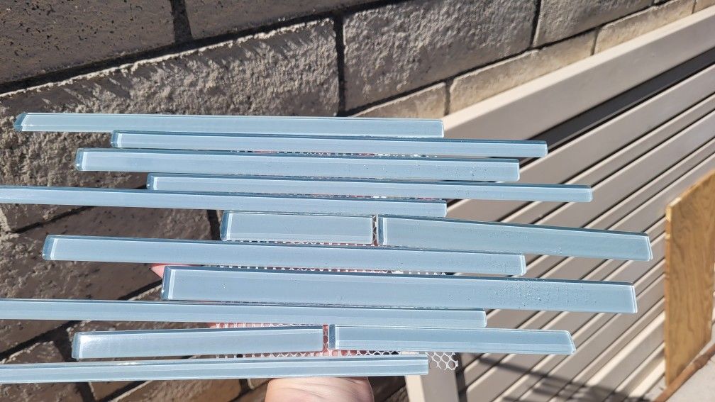 Beautiful Blue Glass Tile