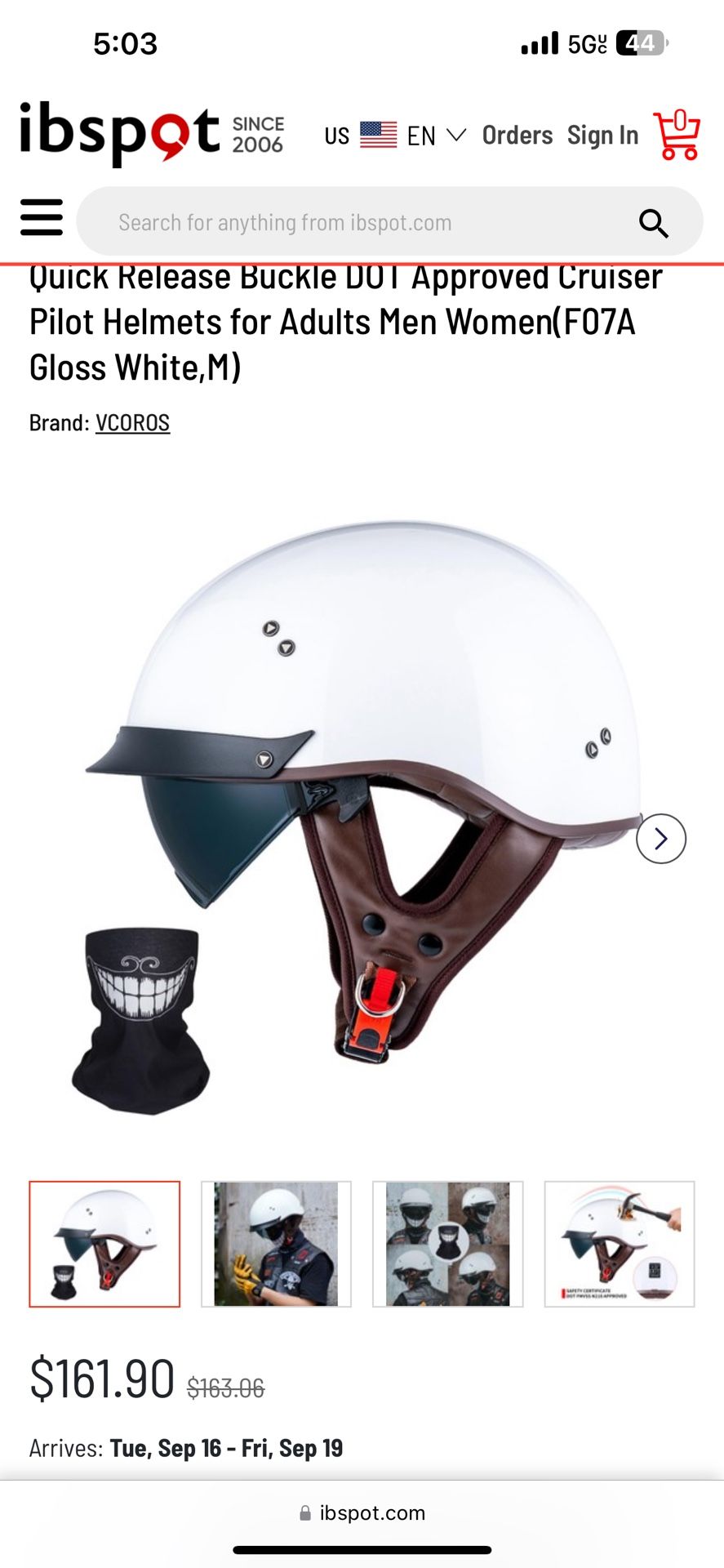 Vcoros Half Motorcycle Helmet