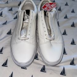 White Synthentic Leather 