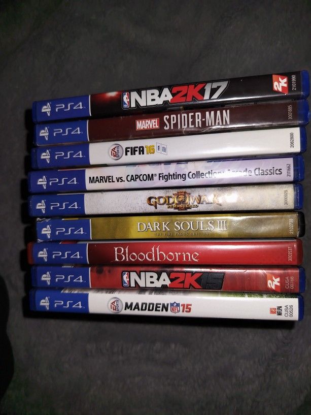 10$ dollar each game PS4 games or willing to trade