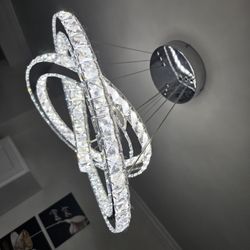 3 Ring Crystal Chandelier 