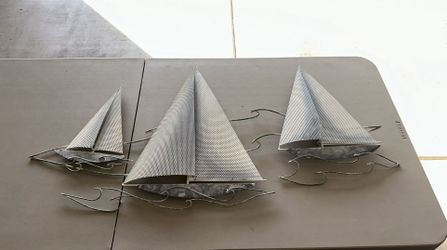 Metal Sailboat Wall Art!!