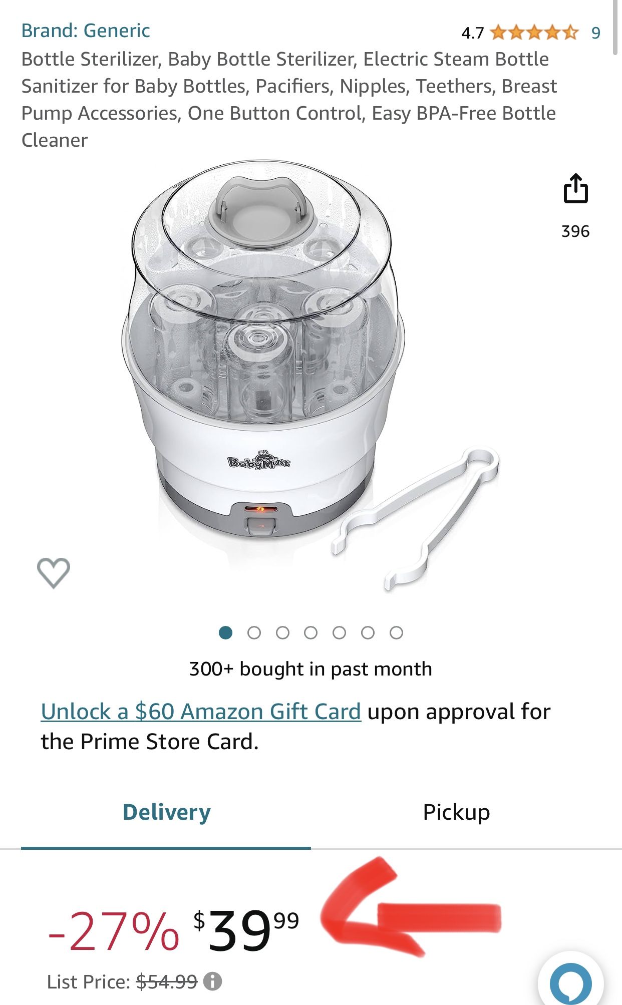 New Baby Bottle Sterilizer