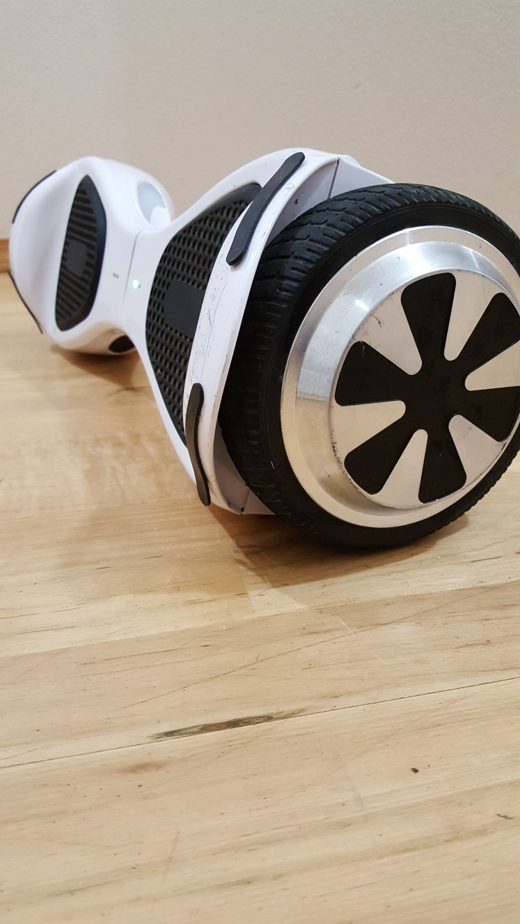 White hoverboard