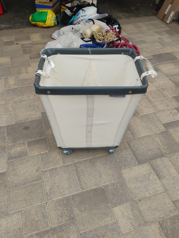 Clothes Hamper With Wheels Or Storage 16 In Wide 22 1/2 In Long