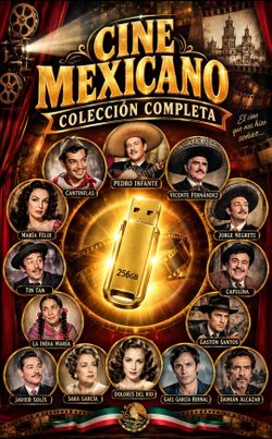 Cine Mexicano Colección Completa 256GB USB Drive