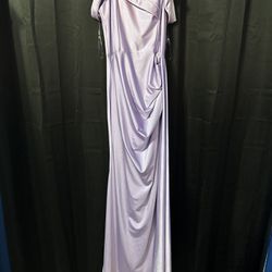 Light Lavender Prom Dress Size L