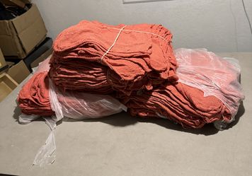 Bulk Red Shop Rags/towels