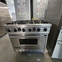 36" VIKING DUAL FUEL RANGE STAINLESS STEEL 