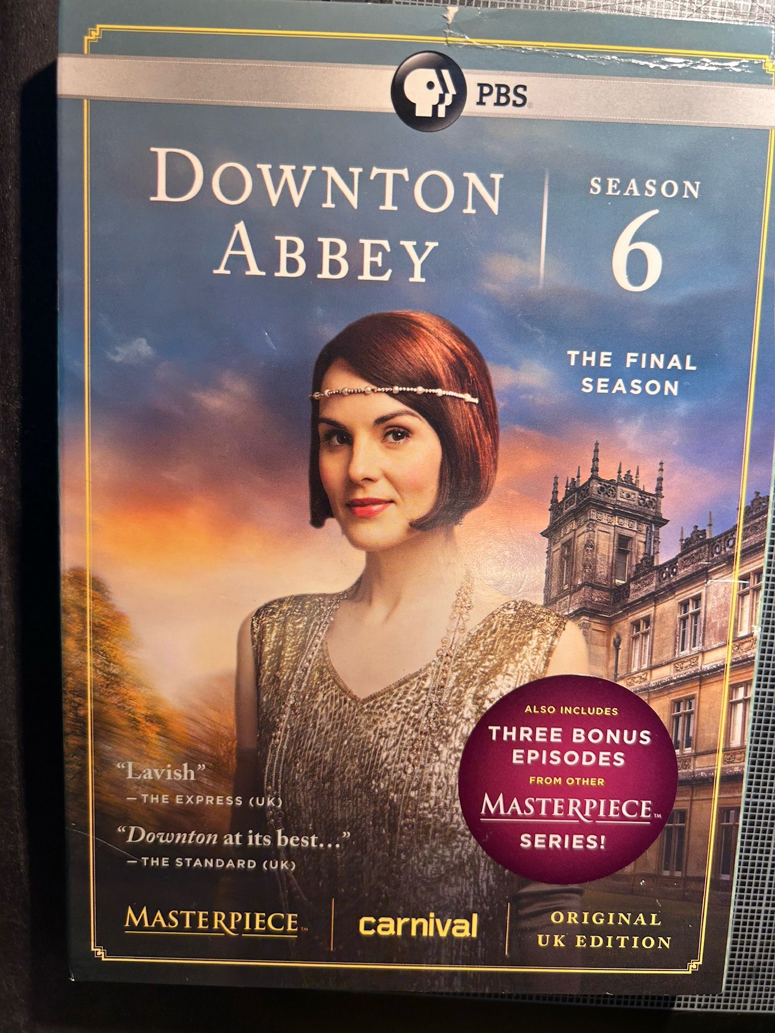 Downtown Abbey - Season 6 Six The Final Season PBS (DVD) Original UK Edition S (DVD)