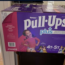 HUGGIES PULL UP PLUS + DIAPERS FOR GIRLS SIZE 4t 5T , 38-50 LBS 17-23 KG  102 ,COUNT BRAND NEW UNOPENED for Sale in San Diego, CA - OfferUp