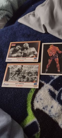 Boxing.  Kayo/1991 Marvin Hagler, Ken Norton, Mohammed Ali cash porch pickup Redmond