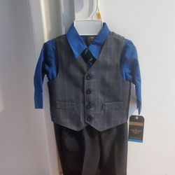 Boys 4 Pc Suit 12months