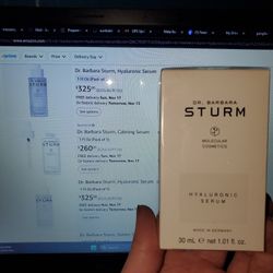 Dr. Barbara Sturm Hyaluronic Serum  1 Fl. Oz. Bottle Brand New Unopened
