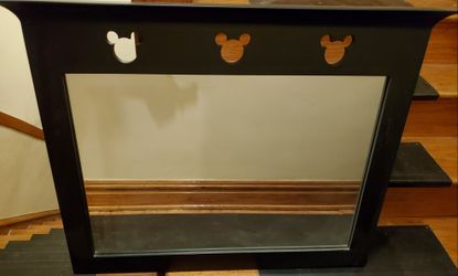 Disney Mickey Mouse Wood Mirror