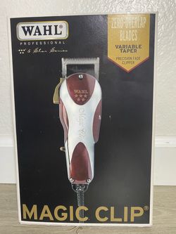 Wahl Magic Clip 8451 Clipper Red Silver Zero-Overlap Precision Fade Corded V9000.  NO BLADES INCLUDED