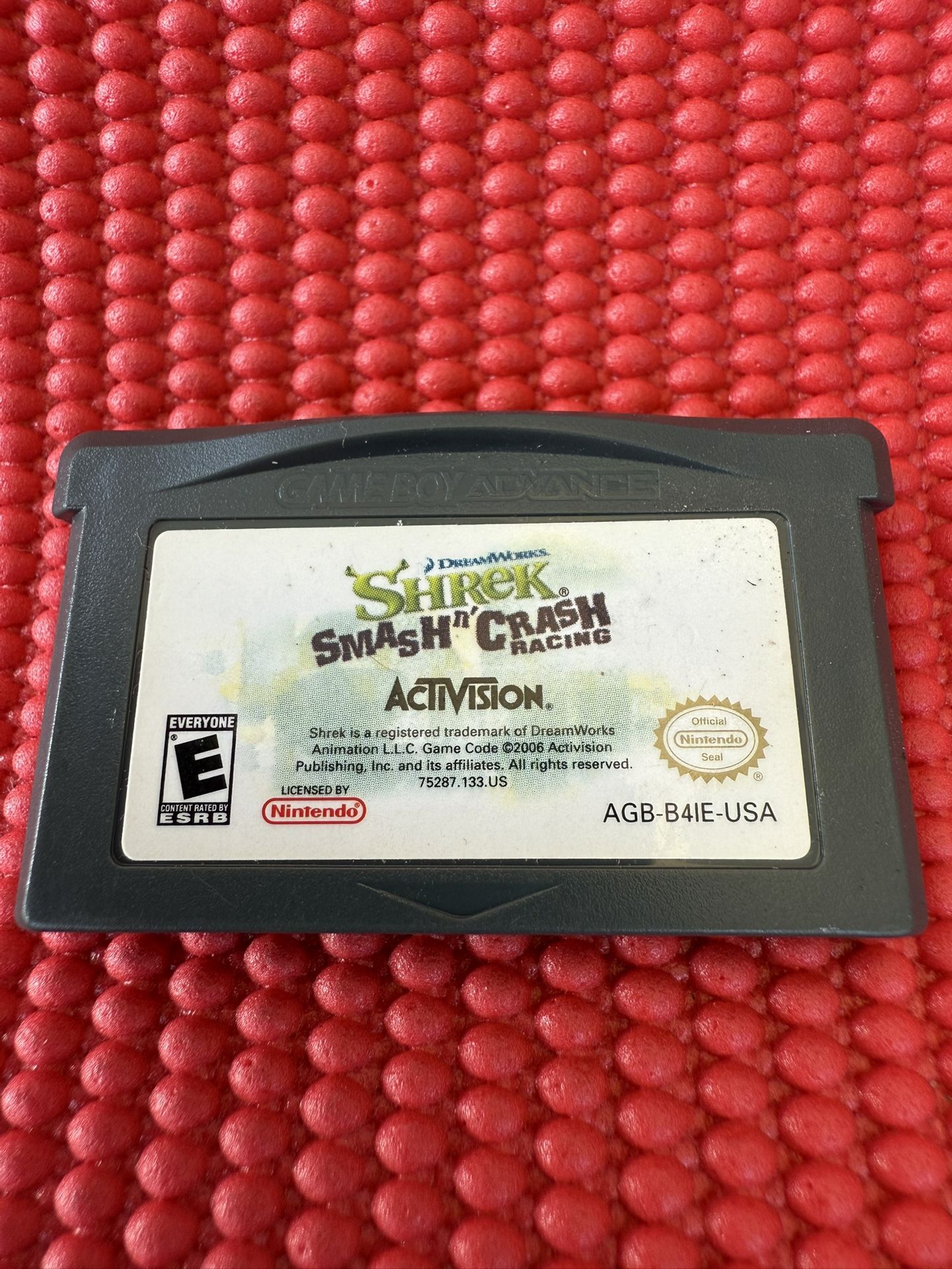 Shrek Smash Crash Racing Gameboy Advance