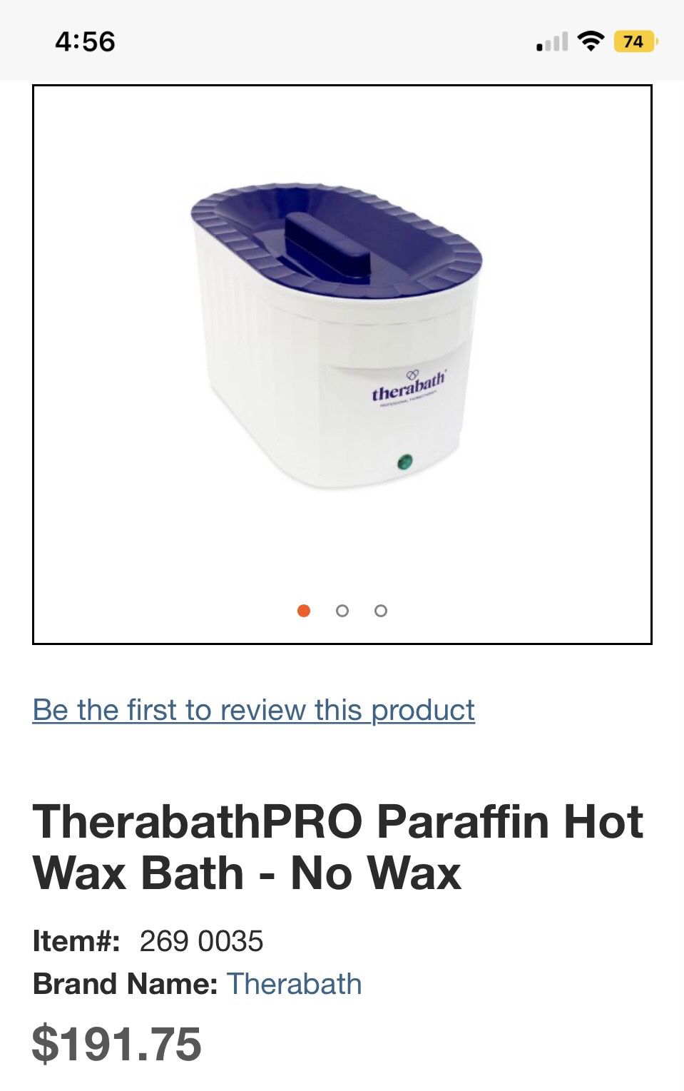Paraffin Wax Bath Brand New