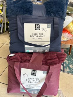 Faux Fur Decorative Pillows