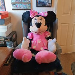 4ft Jumbo Pink Minnie Mouse Plush Doll