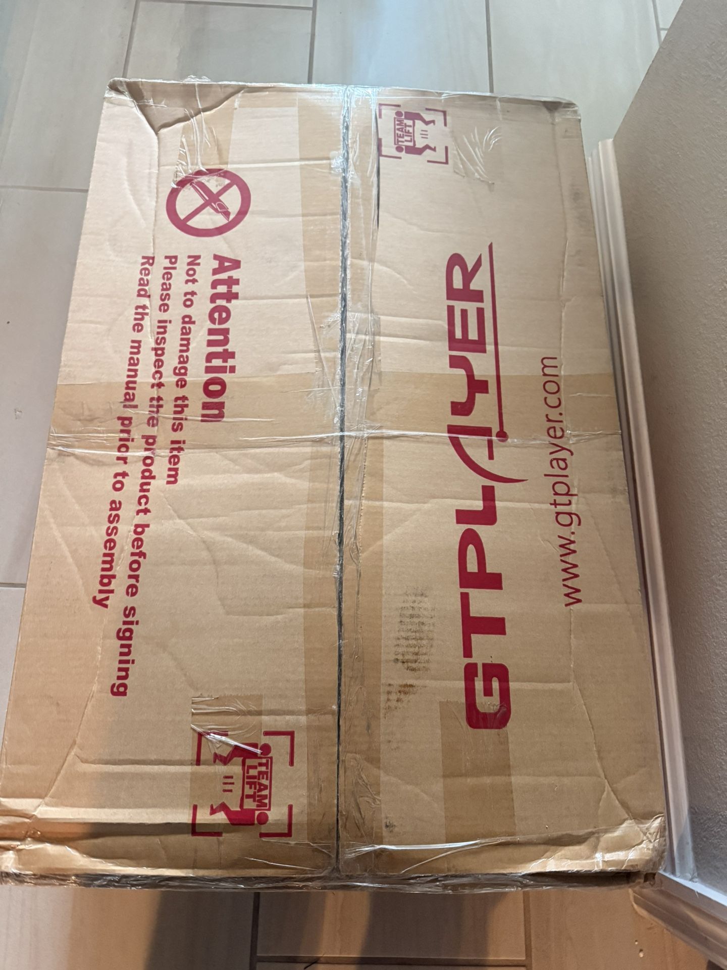 GTPLAYER Gaming Chair – Brand New in Box – Reclining + Footrest