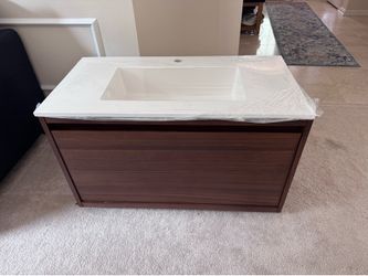 Beautiful bathroom vanity with sink- NEW