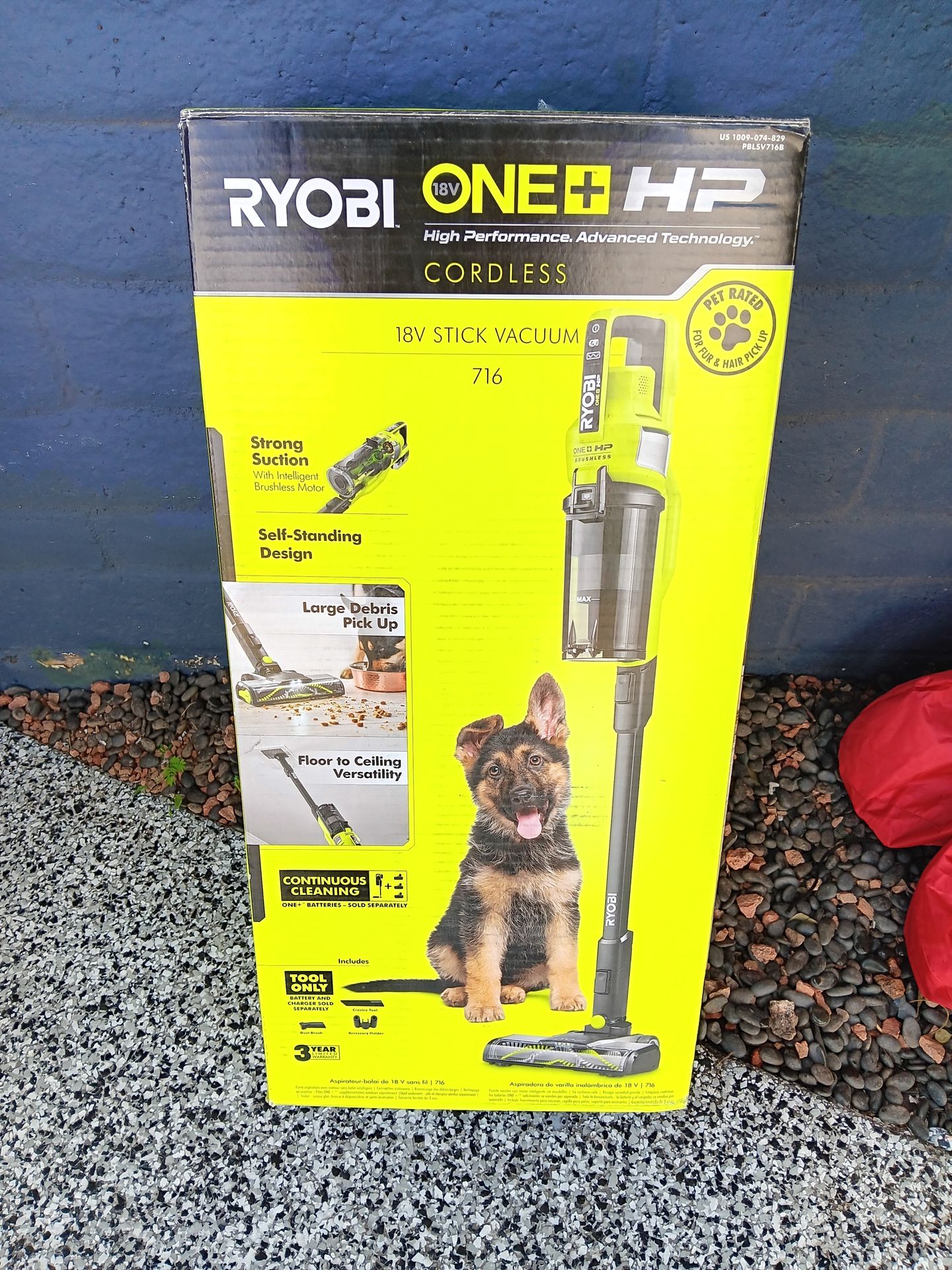 STICK VACUUM RYOBI 18V TOOL ONLY