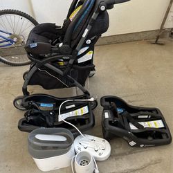 Graco SnugRider Elite- Stroller + 2 Bases